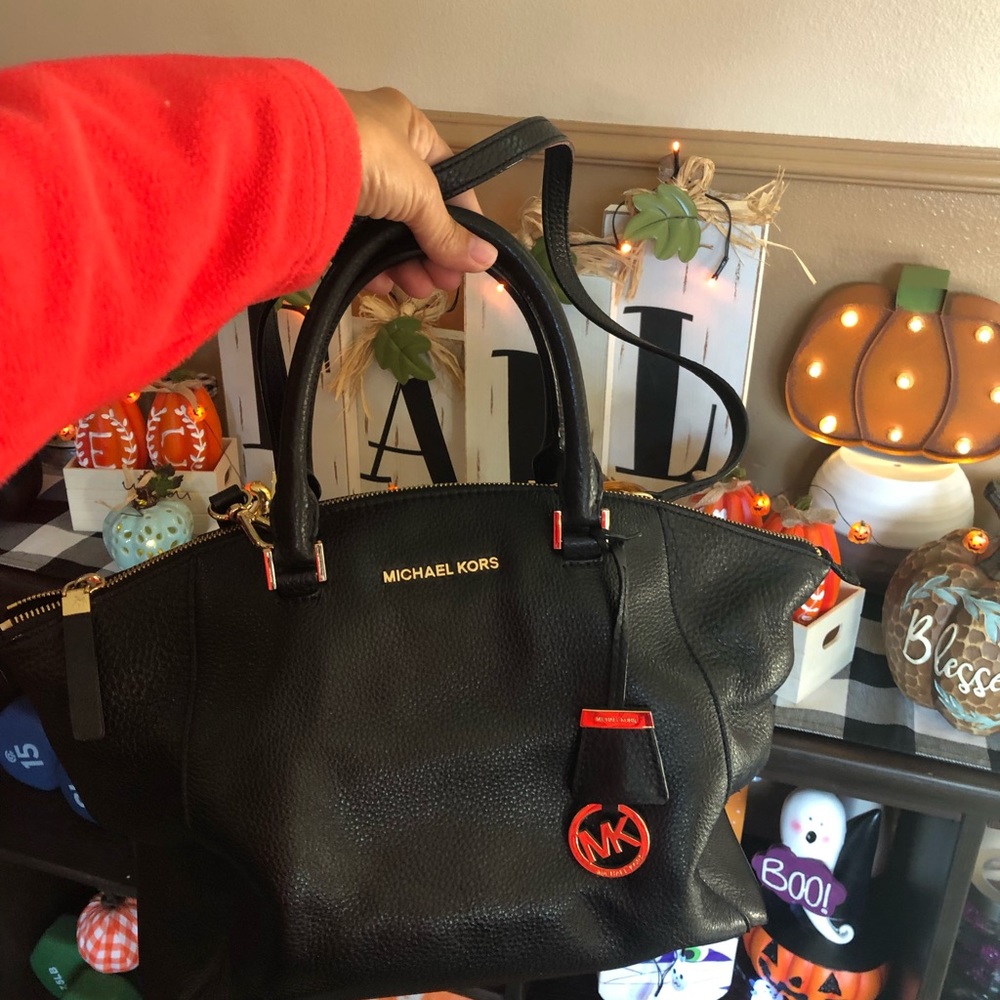 Michael Kors Black Satchel Purse/Bag